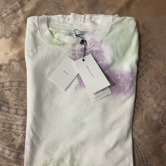 John Elliott Ink Bloom V3 Long Sleeve Tee Sz 4/L - Picture 10 of 10